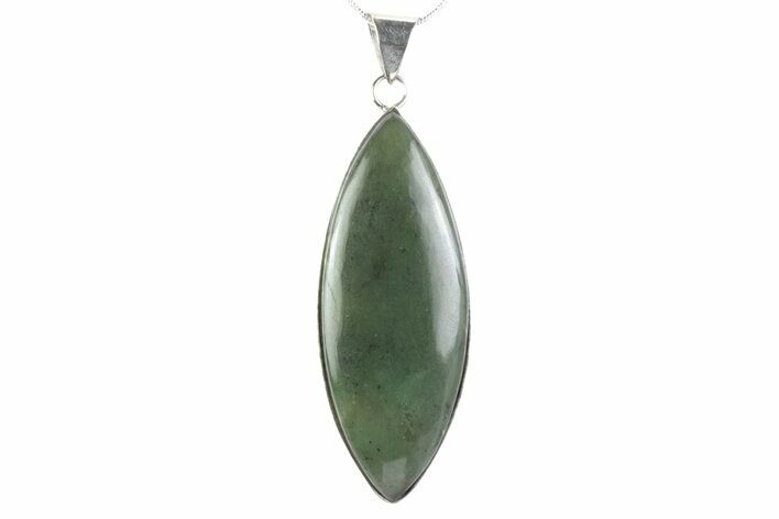Polished Jade (Nephrite) Pendant - Afghanistan #376930